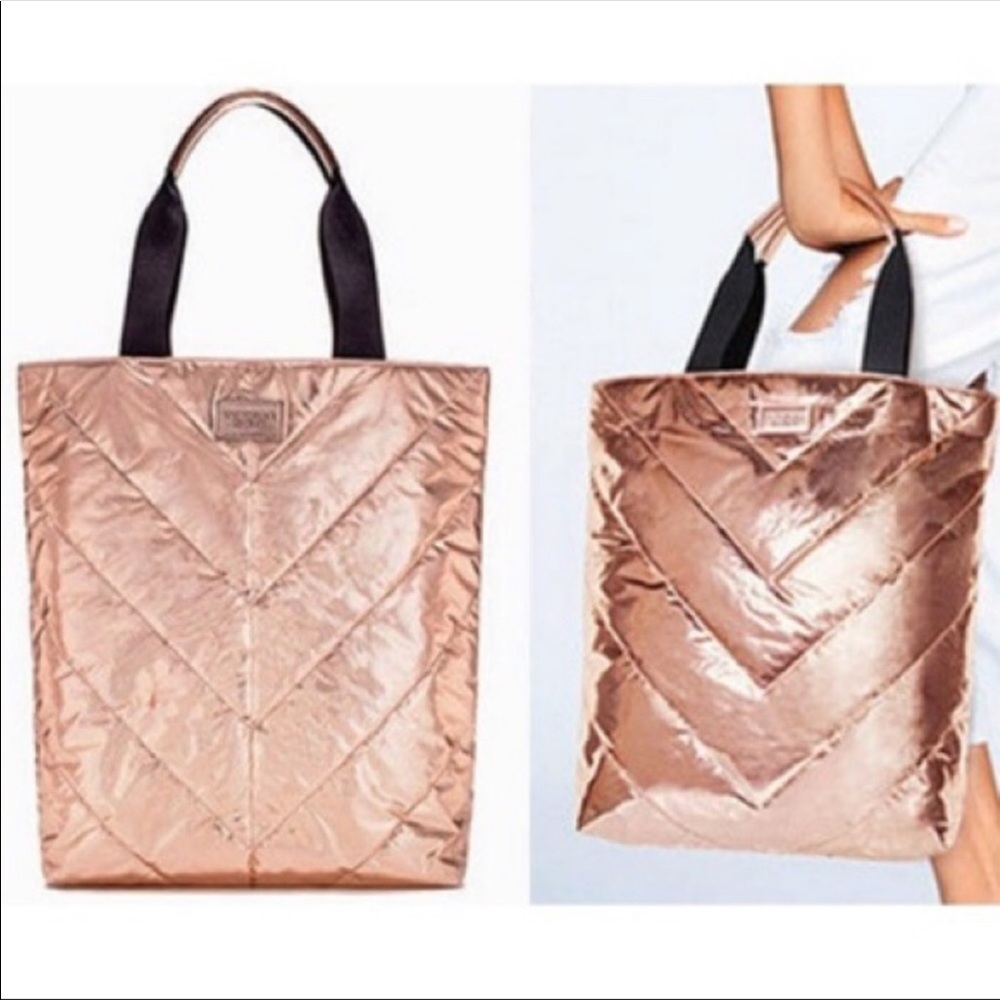 Victoria’s Secret Limited Edition Rose Gold tote
